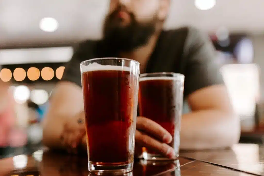 Das Bier riechen