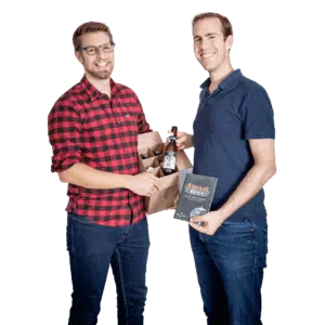 SmarBeer CEOs Lucien et Leon